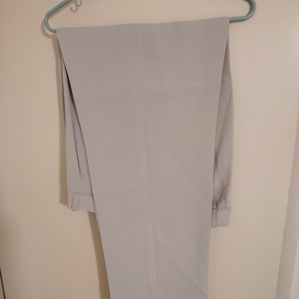 Very Soft Cashmere And Silk Men's Gray Dress Pants